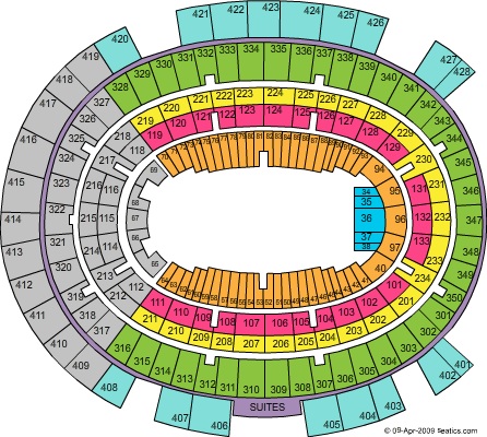Madison Square Garden Walking With Dinosaurs Seating Chart